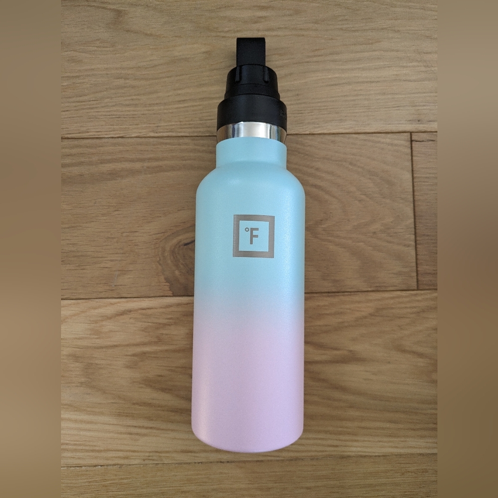 🌸 Iron Flask Bubble Gum 14oz Double Insulated Hot/Cold Water Bottle NIB / NWT